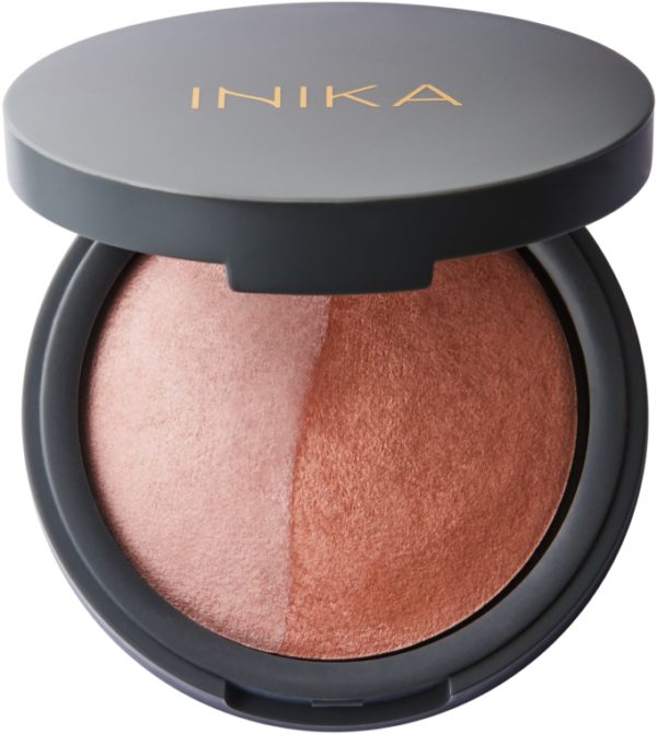 INIKA Baked Blush Duo - Pink Tickle